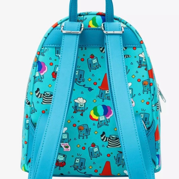 NWT Adventure Time BMO AOP Mini Backpack - Picture 3 of 4